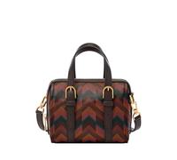 FOSSIL Carlie, Bolsa Satchel Mujeres, marrón, 19.05 cm x 12.06 cm x 17.14 cm
