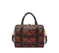 FOSSIL Carlie, Bolsa Satchel Mujeres, marrón, Medium