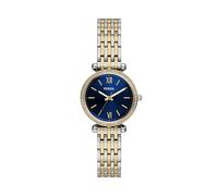 Fossil Carlie ES5438 - Reloj de Acero Inoxidable de Tres manecillas y Dos Tonos para Mujer