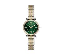 Fossil Carlie ES5439 - Reloj de Acero Inoxidable de Tres manecillas y Dos Tonos para Mujer