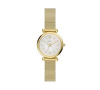 Fossil Carlie ES5462 - Reloj de Acero Inoxidable en Tono Dorado de 28 mm para Mujer