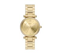 Fossil Carlie ES5465 - Reloj de Acero Inoxidable Dorado de 35 mm para Mujer