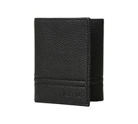Fossil Cartera de Cuero Triple para Hombre, Wilder Black, Talla única