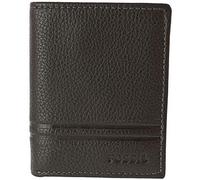 Fossil Cartera de Cuero Triple para Hombre, Wilder Dark Brown, Talla única