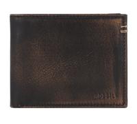 Fossil Cartera de cuero Wade 11,5 cm negro