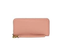 Fossil Cartera Logan RFID con cremallera alrededor de embrague para mujer, rosa (Rosa/Rebel Fun.), Talla única