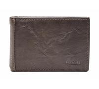 Fossil Billetero para hombre Neel, Billetero de piel marrón 10.16 cm largo x 1.27 cm ancho x 6.99 cm alto ML3887200