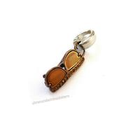 Fossil Colgante Charms JF83687040 Charm Acero Inoxidable Gafas NUEVO