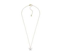 Fossil Collar colgante mariposa de acero inoxidable con cierre de langosta para mujer