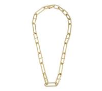 Fossil Collar de cadena de acero inoxidable con cierre de langosta para mujer