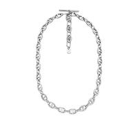 Fossil Collar de mujer de acero inoxidable o latón con cierre basculante