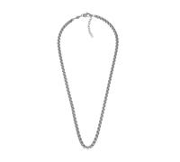 Fossil Collar Hombre, All Stacked Up Collar Cadena Acero Inoxidable, Plata