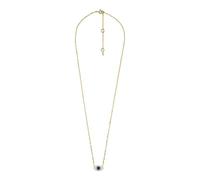 Fossil Collar Para Las Mujeres De Plata Esterlina, Longitud: 457mm + 50mm, Ancho: 12,4 mm, Altura: 7,6 mm De Oro, Plata 14K Chapado En Oro Collar De Plata Esterlina, JFS00581998
