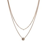 FOSSIL Cadena 'JF02953791' oro rosa / transparente, Talla One Size