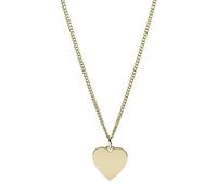Fossil Collar Para Mujer Vintage Iconic, Longitud Total: 45.7 Cm + 5.1 Cm Extensión Cadena Collar De Acero Inoxidable Dorado, JF03080710