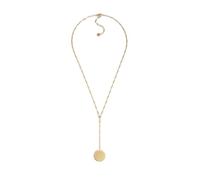 Fossil Heritage JA7258710 - Collar de acero inoxidable dorado para mujer, talla única, Acero inoxidable, No es una piedra preciosa
