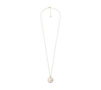 Fossil Collar para mujer de acero inoxidable, tono dorado, JF04864710, talla única, Acero inoxidable, No es una piedra preciosa