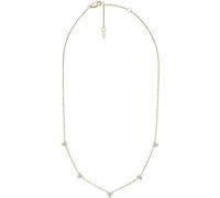Fossil Collar Station Sutton Trio Glitz de acero inoxidable en tono dorado para mujer, JF04115710