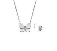 FOSSIL Conjunto de joyería 'Sutton' plata / transparente One Size EUR