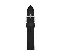 Fossil Correa de piel negra LiteHide para hombre, 22 mm, S221499, negro, 22 mm, Casual