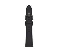 Fossil Correa de piel negra LiteHide para hombre, 22 mm, S221501, negro, 22 mm, Casual