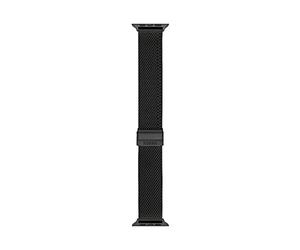 Fossil Correa de piel o acero inoxidable para hombre, compatible con Apple Watch de 42mm/44mm/45mm/46mm/49mm