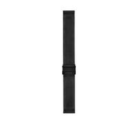 Fossil Correa intercambiable para reloj de señora, 18mm, acero inox, negra, S181449