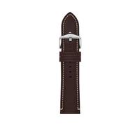 Fossil Correa para hombre LiteHide de piel marrón, 24 mm, S241096, marrón, 24 mm, Casual