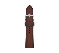 Fossil Correa para hombre LiteHide de piel marrón, 24 mm, S241097, marrón, 24 mm, Casual