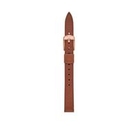Fossil Correa para mujer LiteHide de piel marrón, 12 mm, S121028, marrón, 12 mm, Casual
