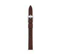 Fossil Correa para mujer LiteHide de piel marrón, 12 mm, S121034, marrón, 12 mm, Casual