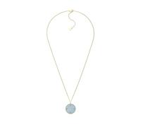 Fossil Damen Jewelry JF04848710 - Collar de acero inoxidable, color dorado, Talla única, No es una piedra preciosa, Azul Cobalto