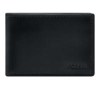 Fossil Derrick, Accesorio de Viaje-Billetera Plegable Hombres, Negro, Small