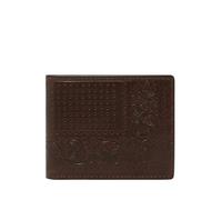 Fossil Derrick, Accesorio de Viaje-Billetera Plegable para Hombre, Brown, X-Small