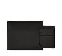 Fossil Derrick, Sliding 2 en 1 para Hombre, Negro, 10.9 cm L x 1.27 cm W x 8.9 cm H