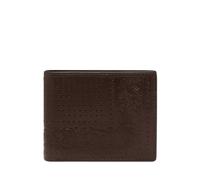 Fossil Derrick Marrón Billetera Vertical de Piel para Hombre