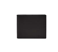 Fossil Derrick RFID - Bolsillo Grande para Monedas para Hombre, Color Negro, Reino Unido