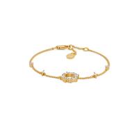Fossil Ellis JA7296710 - Pulsera de latón dorado para mujer