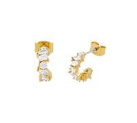 Fossil Ellis JA7297710 - Pendientes de latón dorado para mujer