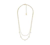 Fossil Collar Ellis JF04894710 – acero inoxidable dorado para mujer – Talla única