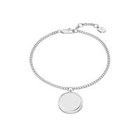 Fossil Ellis Mujer Pulsera de acero inoxidable en tono plateado, JF04980040