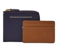 FOSSIL estuche de tarjetas Westover Large Zip Bifold Insignia Blue