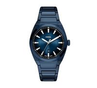 Fossil Everett Hombre Reloj de 42MM de Acero Inoxidable Azul, FS6169