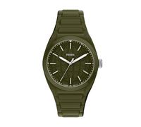 Fossil Everett - Reloj de silicona de tres manecillas para hombre