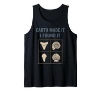 Fossil Finds Collection - Regalo de prehistoria de Dientes de tiburón amonita Camiseta sin Mangas