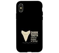 Fossil Finds Collection - Regalo de prehistoria de Dientes de tiburón amonita Carcasa para iPhone X/XS