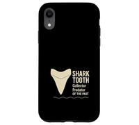 Fossil Finds Collection - Regalo de prehistoria de Dientes de tiburón amonita Carcasa para iPhone XR