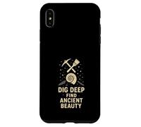 Fossil Finds Collection - Regalo de prehistoria de Dientes de tiburón amonita Carcasa para iPhone XS MAX