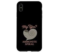 Fossil Finds Collection - Regalo de prehistoria de Dientes de tiburón amonita Carcasa para iPhone XS MAX