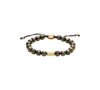 Fossil Galaxy Jewelry JF04820710 - Pulsera para Hombre, color gris, Talla única, Acero inoxidable, No es una piedra preciosa, Oro Brillante